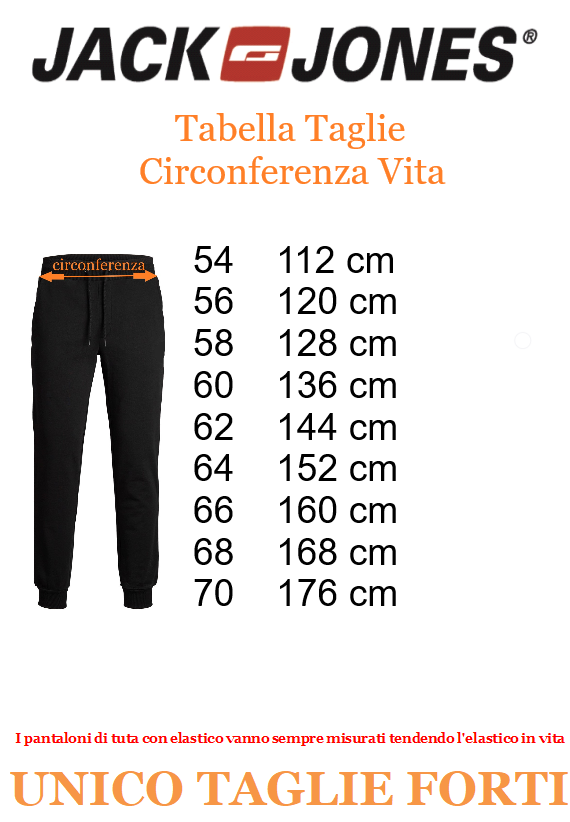 Tabella taglie forti best sale uomo